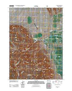 Paisley Oregon Historical topographic map, 1:24000 scale, 7.5 X 7.5 Minute, Year 2011