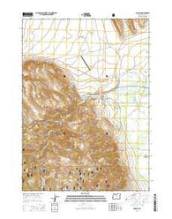 Paisley Oregon Current topographic map, 1:24000 scale, 7.5 X 7.5 Minute, Year 2014