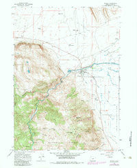 Paisley Oregon Historical topographic map, 1:24000 scale, 7.5 X 7.5 Minute, Year 1966