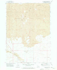 Palomino Lake Oregon Historical topographic map, 1:24000 scale, 7.5 X 7.5 Minute, Year 1972
