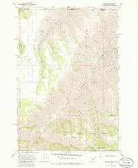 Paradise Oregon Historical topographic map, 1:24000 scale, 7.5 X 7.5 Minute, Year 1967
