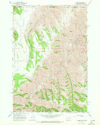 Paradise Oregon Historical topographic map, 1:24000 scale, 7.5 X 7.5 Minute, Year 1967