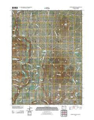 Parker Mountain Oregon Historical topographic map, 1:24000 scale, 7.5 X 7.5 Minute, Year 2011