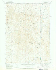 Parsnip Peak Oregon Historical topographic map, 1:24000 scale, 7.5 X 7.5 Minute, Year 1969