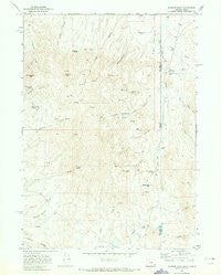 Parsnip Peak Oregon Historical topographic map, 1:24000 scale, 7.5 X 7.5 Minute, Year 1969