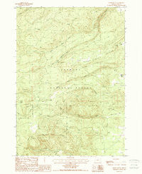 Partin Butte Oregon Historical topographic map, 1:24000 scale, 7.5 X 7.5 Minute, Year 1988