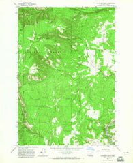 Partridge Creek Oregon Historical topographic map, 1:24000 scale, 7.5 X 7.5 Minute, Year 1964