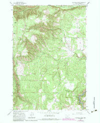 Partridge Creek Oregon Historical topographic map, 1:24000 scale, 7.5 X 7.5 Minute, Year 1964