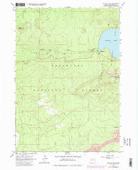 Paulina Peak Oregon Historical topographic map, 1:24000 scale, 7.5 X 7.5 Minute, Year 1963