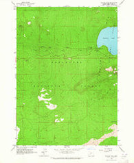 Paulina Peak Oregon Historical topographic map, 1:24000 scale, 7.5 X 7.5 Minute, Year 1963