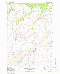 Paulina Oregon Historical topographic map, 1:24000 scale, 7.5 X 7.5 Minute, Year 1981