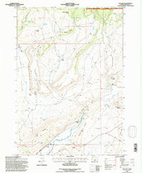 Paulina Oregon Historical topographic map, 1:24000 scale, 7.5 X 7.5 Minute, Year 1992