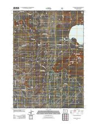 Paulina Peak Oregon Historical topographic map, 1:24000 scale, 7.5 X 7.5 Minute, Year 2011