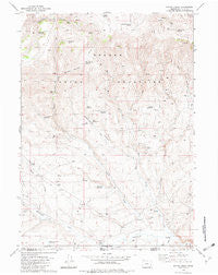 Payne Creek Oregon Historical topographic map, 1:24000 scale, 7.5 X 7.5 Minute, Year 1982