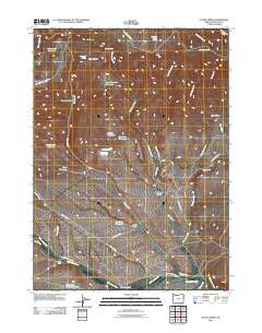 Payne Creek Oregon Historical topographic map, 1:24000 scale, 7.5 X 7.5 Minute, Year 2011