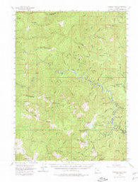 Pearsoll Peak Oregon Historical topographic map, 1:62500 scale, 15 X 15 Minute, Year 1954