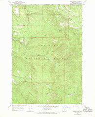 Pearson Ridge Oregon Historical topographic map, 1:24000 scale, 7.5 X 7.5 Minute, Year 1967