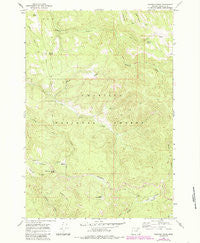 Pearson Ridge Oregon Historical topographic map, 1:24000 scale, 7.5 X 7.5 Minute, Year 1967