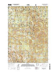 Pearson Ridge Oregon Current topographic map, 1:24000 scale, 7.5 X 7.5 Minute, Year 2014