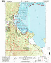 Pelican Bay Oregon Historical topographic map, 1:24000 scale, 7.5 X 7.5 Minute, Year 1998
