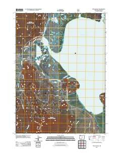 Pelican Bay Oregon Historical topographic map, 1:24000 scale, 7.5 X 7.5 Minute, Year 2011