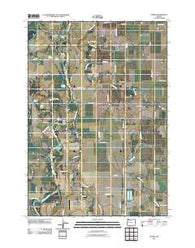 Peoria Oregon Historical topographic map, 1:24000 scale, 7.5 X 7.5 Minute, Year 2011