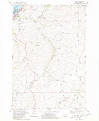 Petersburg Oregon Historical topographic map, 1:24000 scale, 7.5 X 7.5 Minute, Year 1978