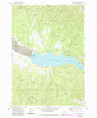 Phillips Lake Oregon Historical topographic map, 1:24000 scale, 7.5 X 7.5 Minute, Year 1972