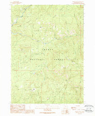 Pickett Butte Oregon Historical topographic map, 1:24000 scale, 7.5 X 7.5 Minute, Year 1989