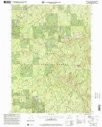Pickett Butte Oregon Historical topographic map, 1:24000 scale, 7.5 X 7.5 Minute, Year 1998