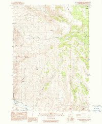Picture Gorge East Oregon Historical topographic map, 1:24000 scale, 7.5 X 7.5 Minute, Year 1990