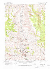 Picture Gorge Oregon Historical topographic map, 1:62500 scale, 15 X 15 Minute, Year 1953