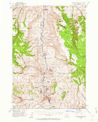 Picture Oregon Historical topographic map, 1:62500 scale, 15 X 15 Minute, Year 1953