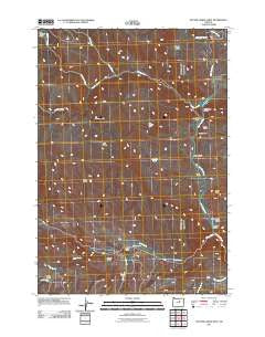 Picture Gorge West Oregon Historical topographic map, 1:24000 scale, 7.5 X 7.5 Minute, Year 2011