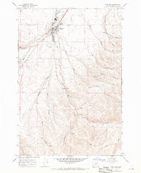 Pilot Rock Oregon Historical topographic map, 1:24000 scale, 7.5 X 7.5 Minute, Year 1967