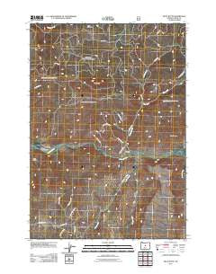 Pilot Butte Oregon Historical topographic map, 1:24000 scale, 7.5 X 7.5 Minute, Year 2011