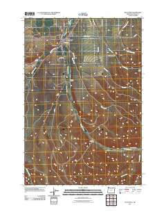 Pilot Rock Oregon Historical topographic map, 1:24000 scale, 7.5 X 7.5 Minute, Year 2011