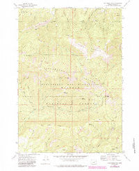 Pine Creek Mtn Oregon Historical topographic map, 1:24000 scale, 7.5 X 7.5 Minute, Year 1972
