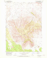 Pine Mountain Oregon Historical topographic map, 1:24000 scale, 7.5 X 7.5 Minute, Year 1967