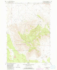 Pine Mountain Oregon Historical topographic map, 1:24000 scale, 7.5 X 7.5 Minute, Year 1967