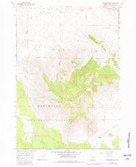 Pine Mountain Oregon Historical topographic map, 1:24000 scale, 7.5 X 7.5 Minute, Year 1967