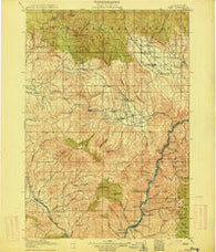 Pine Oregon Historical topographic map, 1:125000 scale, 30 X 30 Minute, Year 1915