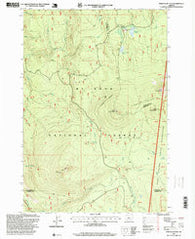 Pinhead Buttes Oregon Historical topographic map, 1:24000 scale, 7.5 X 7.5 Minute, Year 1997