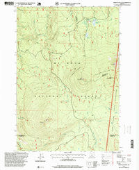 Pinhead Buttes Oregon Historical topographic map, 1:24000 scale, 7.5 X 7.5 Minute, Year 1997
