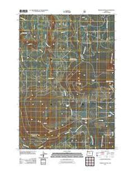Pinhead Buttes Oregon Historical topographic map, 1:24000 scale, 7.5 X 7.5 Minute, Year 2011