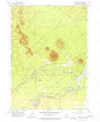 Pistol Butte Oregon Historical topographic map, 1:24000 scale, 7.5 X 7.5 Minute, Year 1963