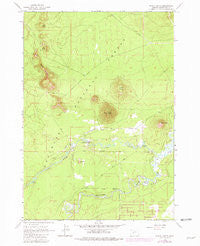 Pistol Butte Oregon Historical topographic map, 1:24000 scale, 7.5 X 7.5 Minute, Year 1963