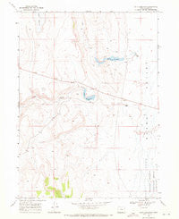 Piute Reservoir Oregon Historical topographic map, 1:24000 scale, 7.5 X 7.5 Minute, Year 1968