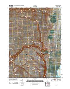 Plush Oregon Historical topographic map, 1:24000 scale, 7.5 X 7.5 Minute, Year 2011