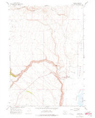 Plush Oregon Historical topographic map, 1:24000 scale, 7.5 X 7.5 Minute, Year 1967